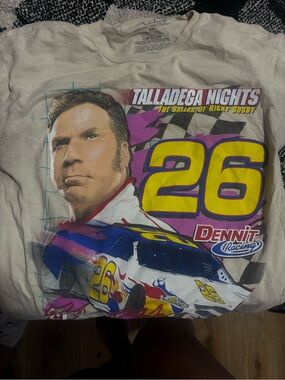 Talladega Nights 26 Graphic Tee - White